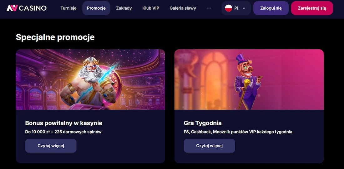 NV Casino - strona główna