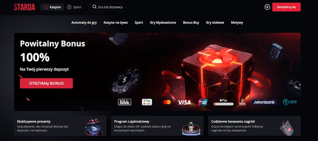 Starda - strona internetowa