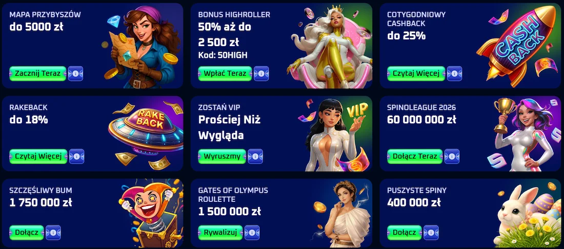 Spinwinera - promocje